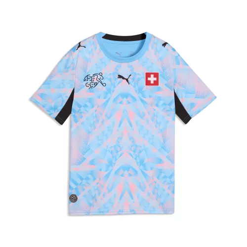 Schweiz Kinder Torwart Trikot WM Blau - 2026